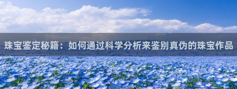 新航娱乐公司简介图片：珠宝鉴定秘籍：如何通过科学分析来鉴别真