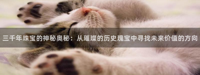 金城娱乐新航母：三千年珠宝的神秘奥秘：从璀璨的历史瑰宝中寻找